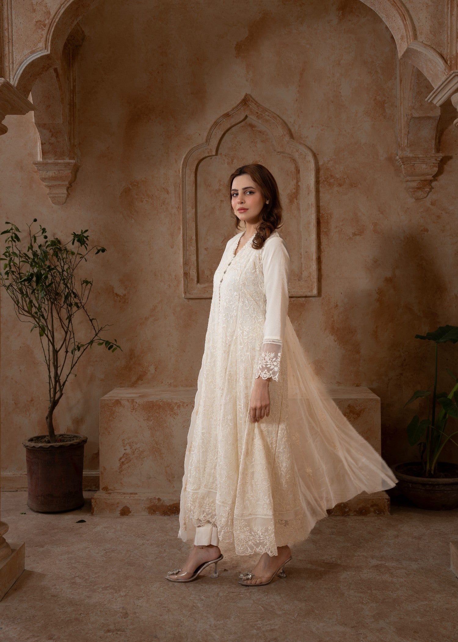 Manahils K 113 OFF WHITE Women 4pcs