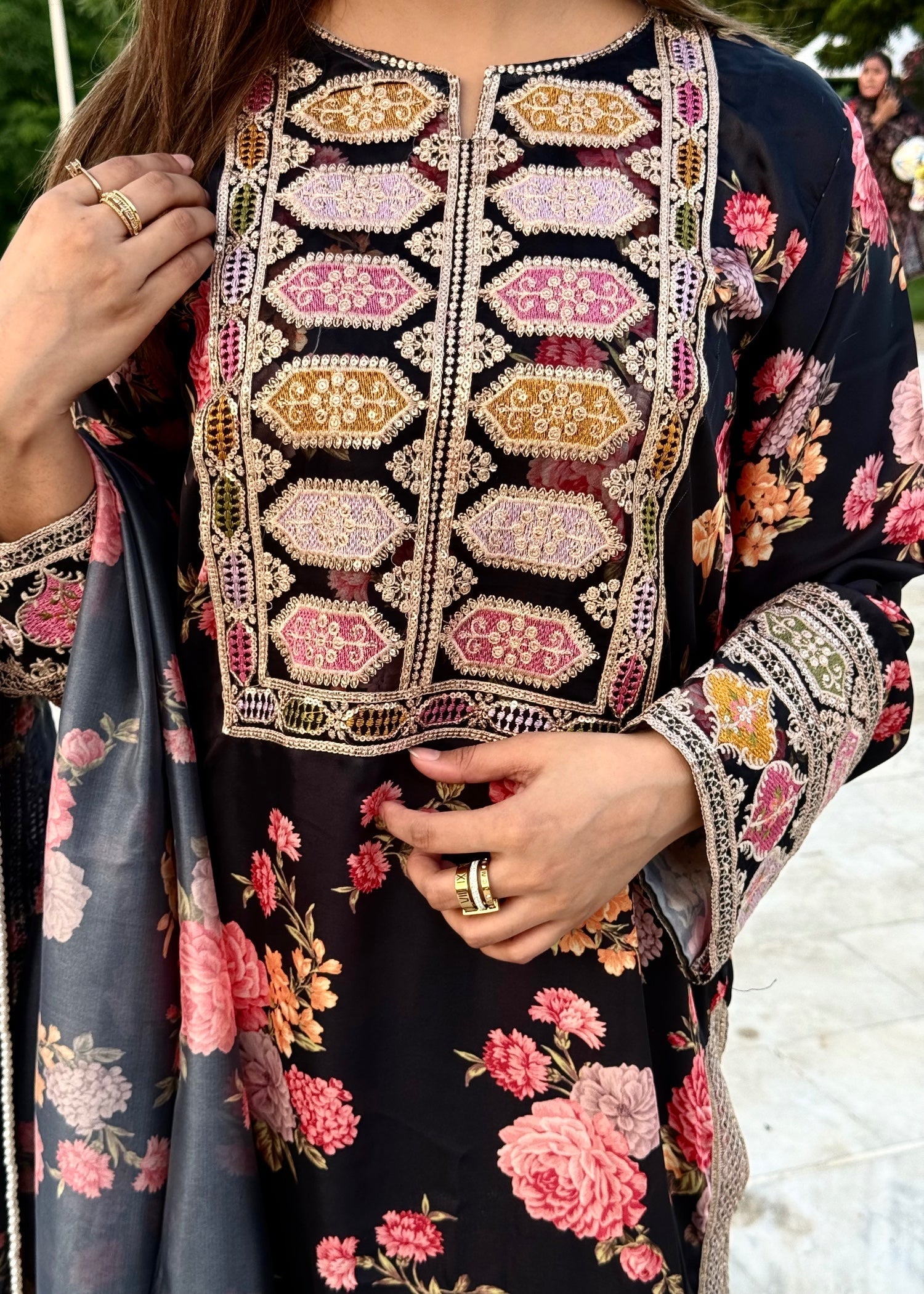 Suits By Sadia Ayesha silk Women 3pcs