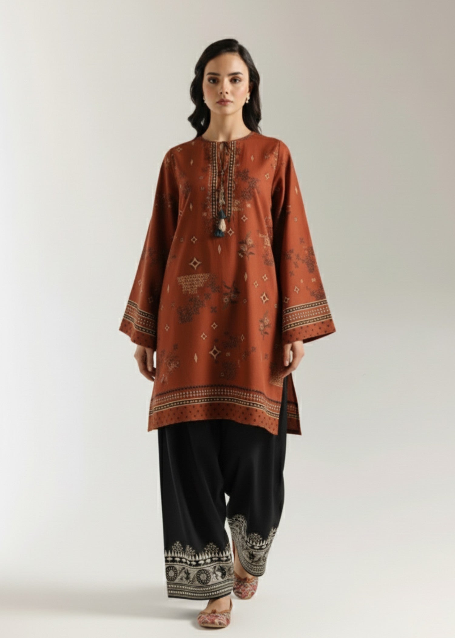 Akhrot Clothing Amber Ethnic Women 2pcs