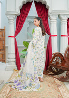 Safdar Embroidery Printed Pure Lawn Embroidered 03 Women 3pcs