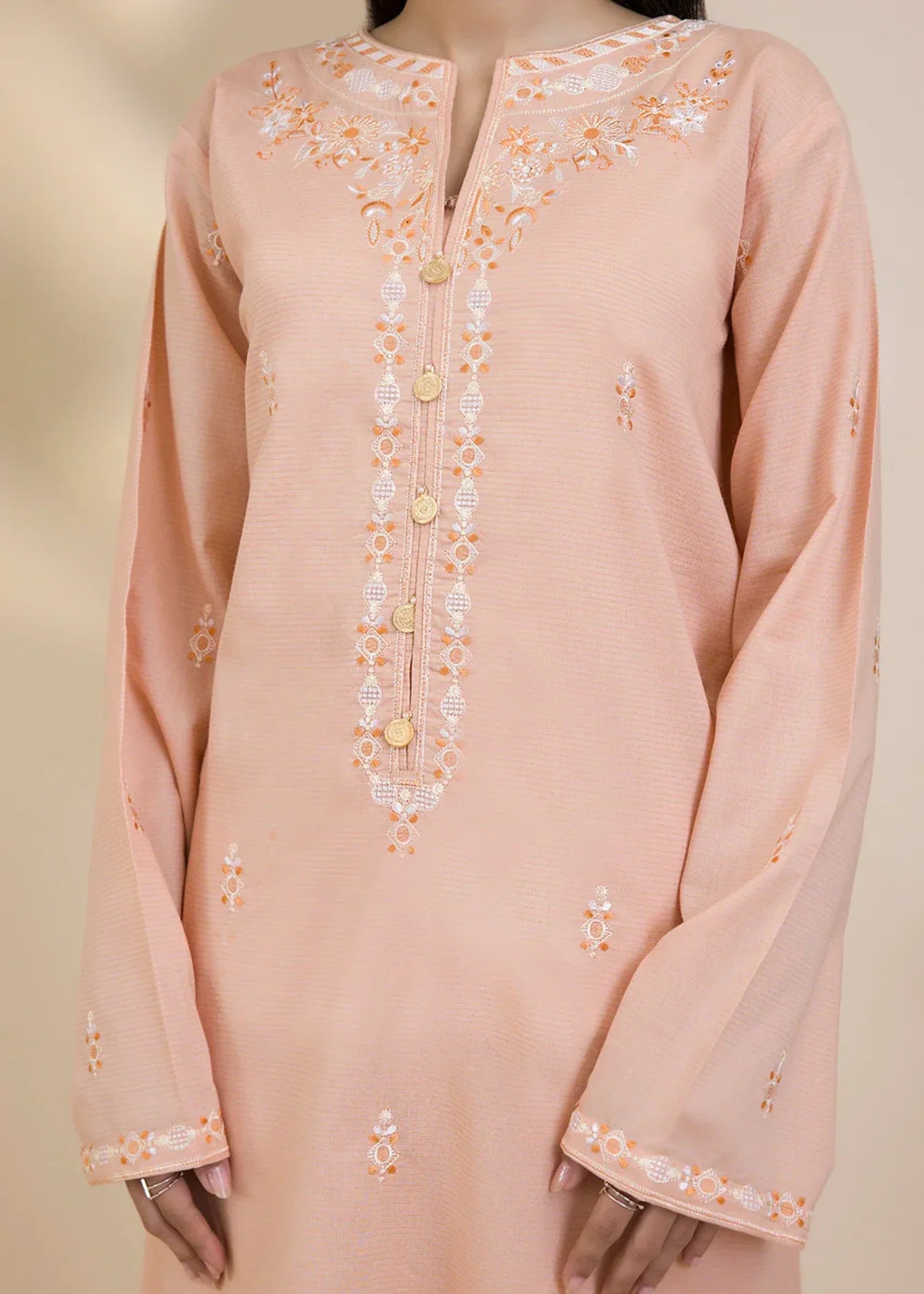 Zellbury WPS2531941 Peach Women 3pcs