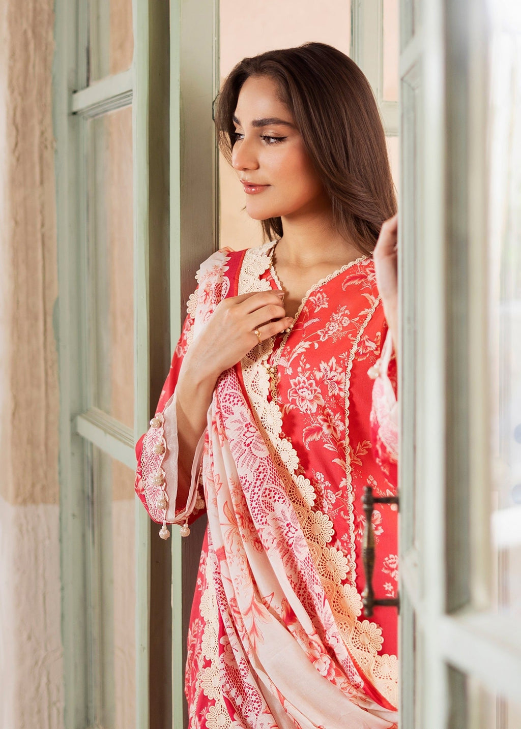 Mausammary Prints Pret Coral Women 3pcs