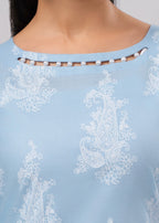 Sahibas By Mirza Hessonie Sky Blue Women 2pcs