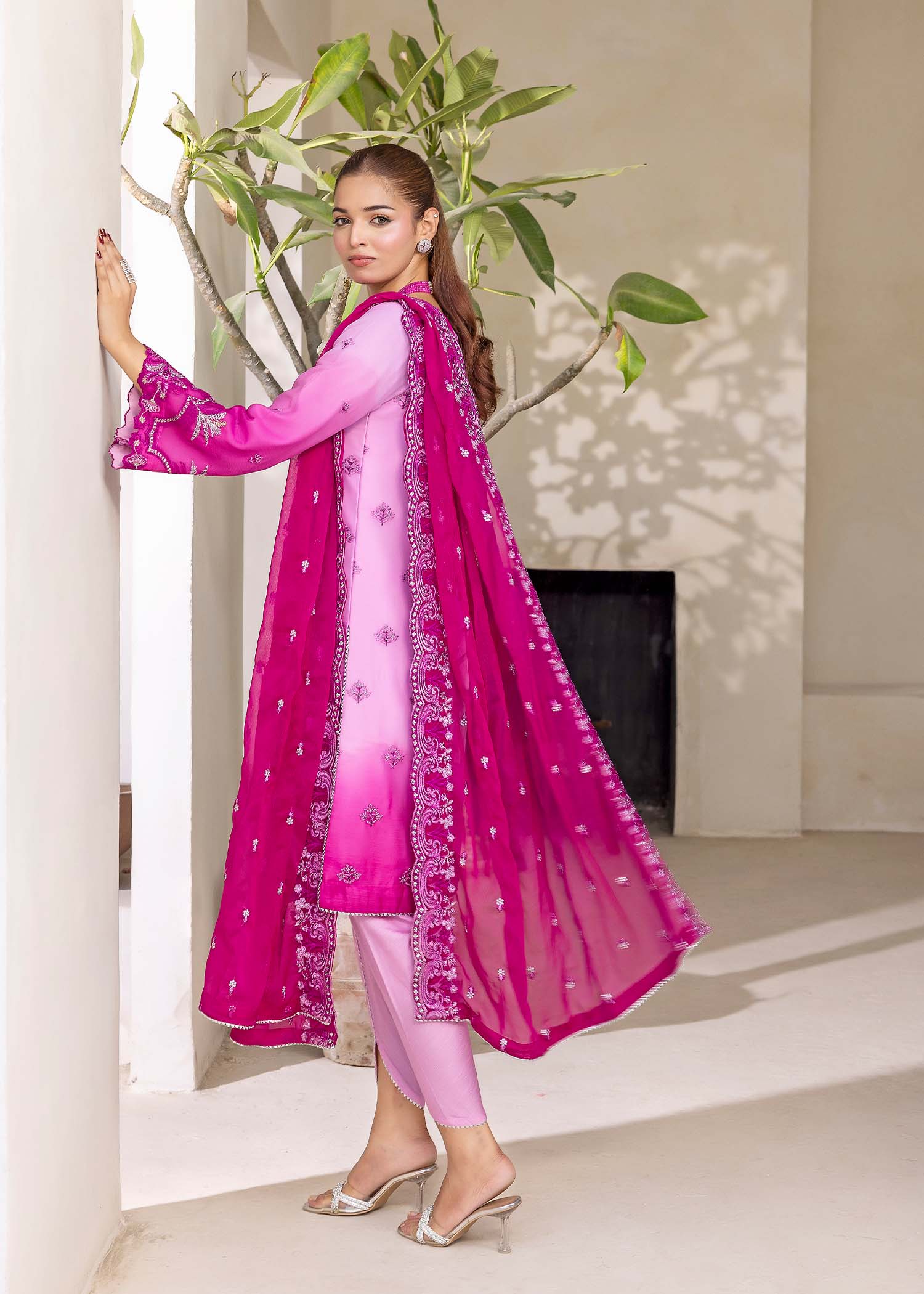 Kanwal Zainab FUCHSIA BLOOM Women 3pcs