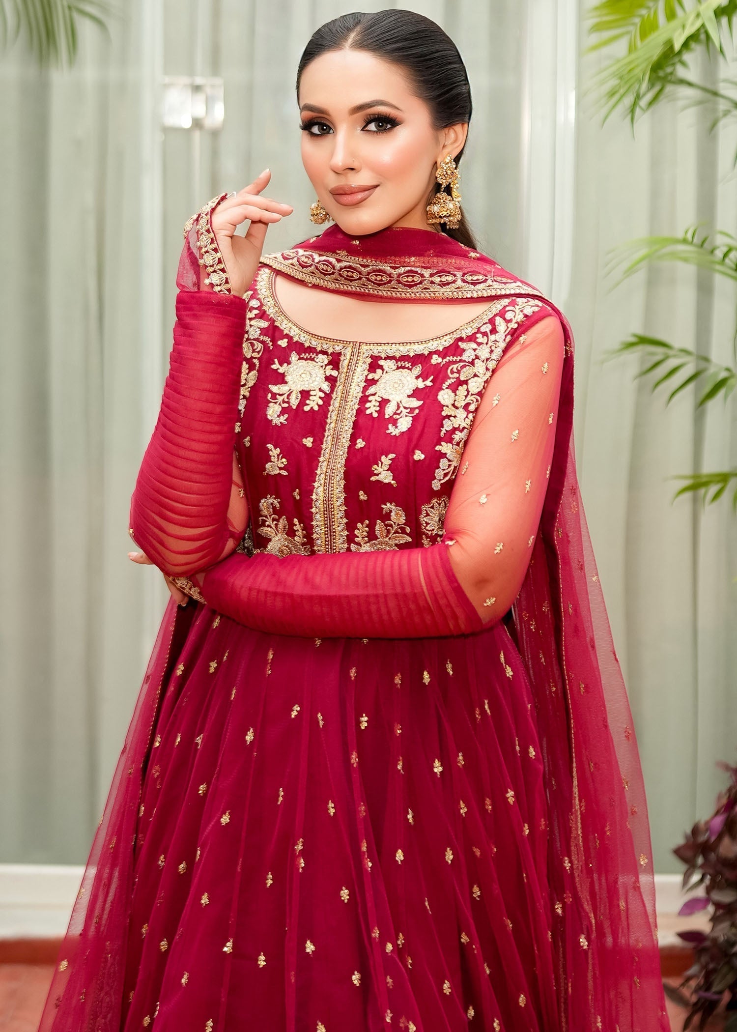 Rang-e-Haya Rosella (Maroon) Women 3pcs