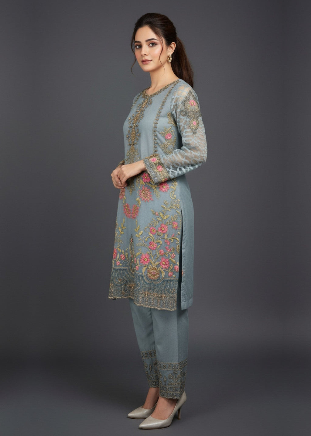 Diara Couture JIA US 431 GREY Women 3pcs