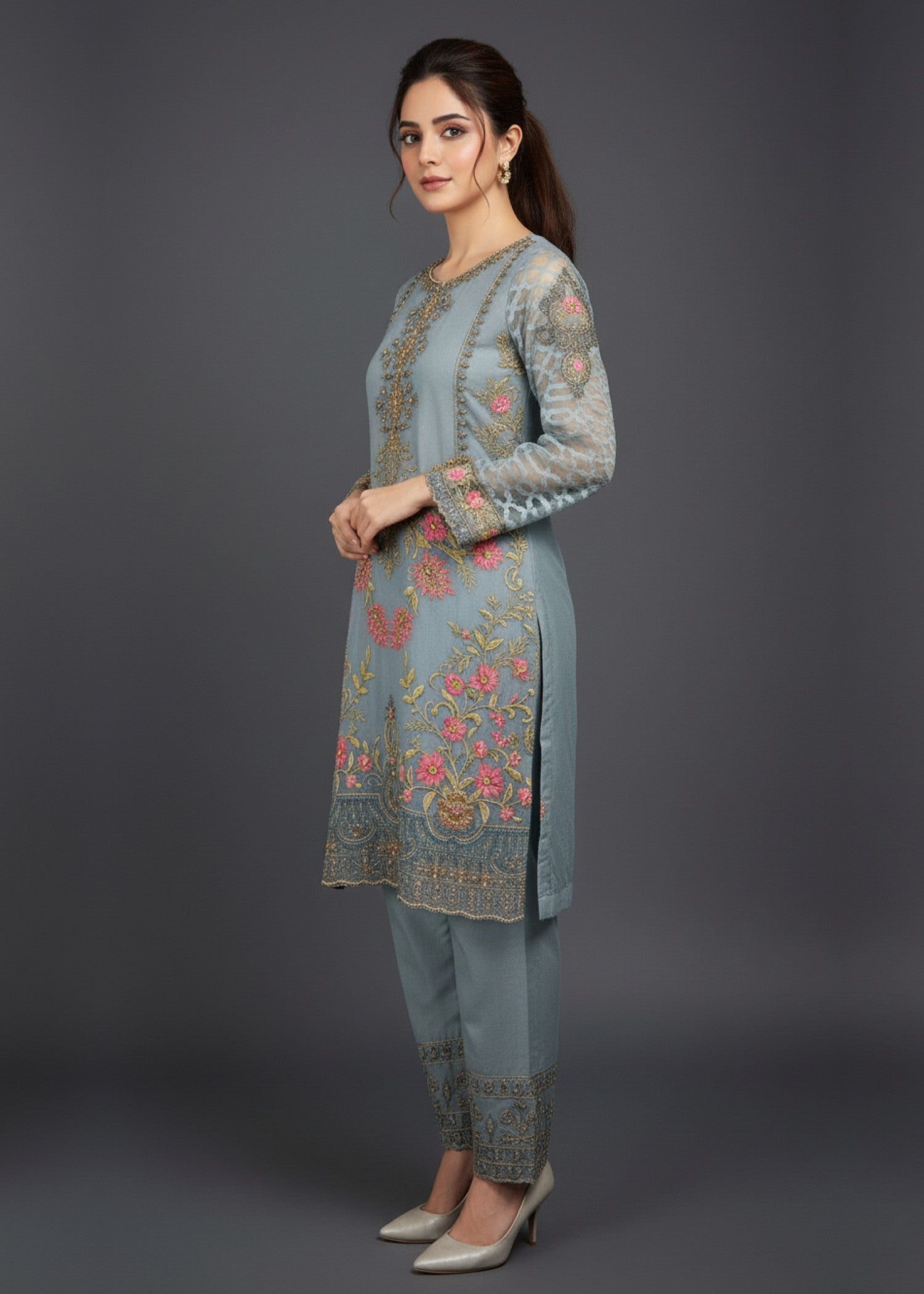 Diara Couture JIA US 431 GREY Women 3pcs