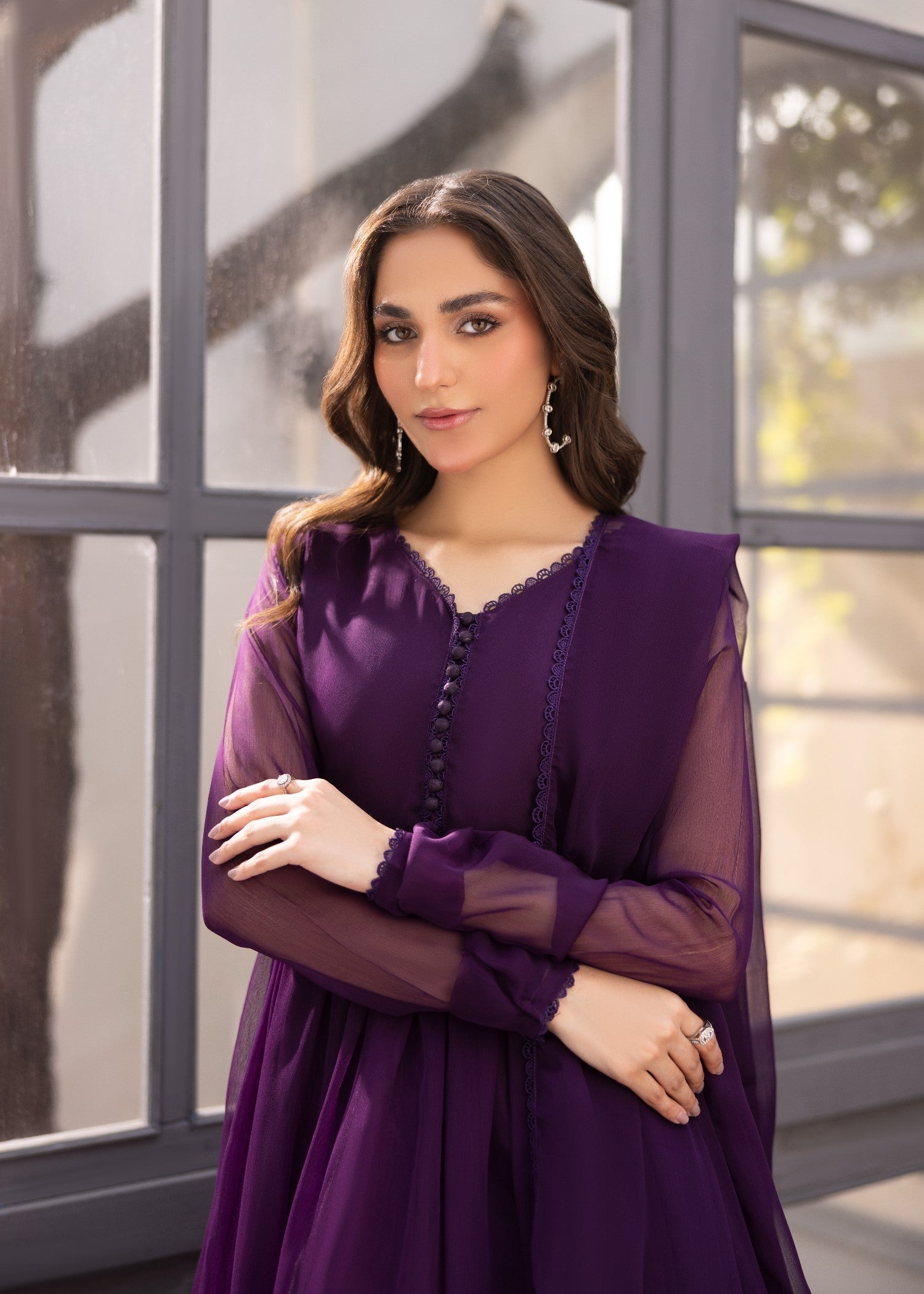 Alyssa Purple maxi ALM01 Women 3pcs