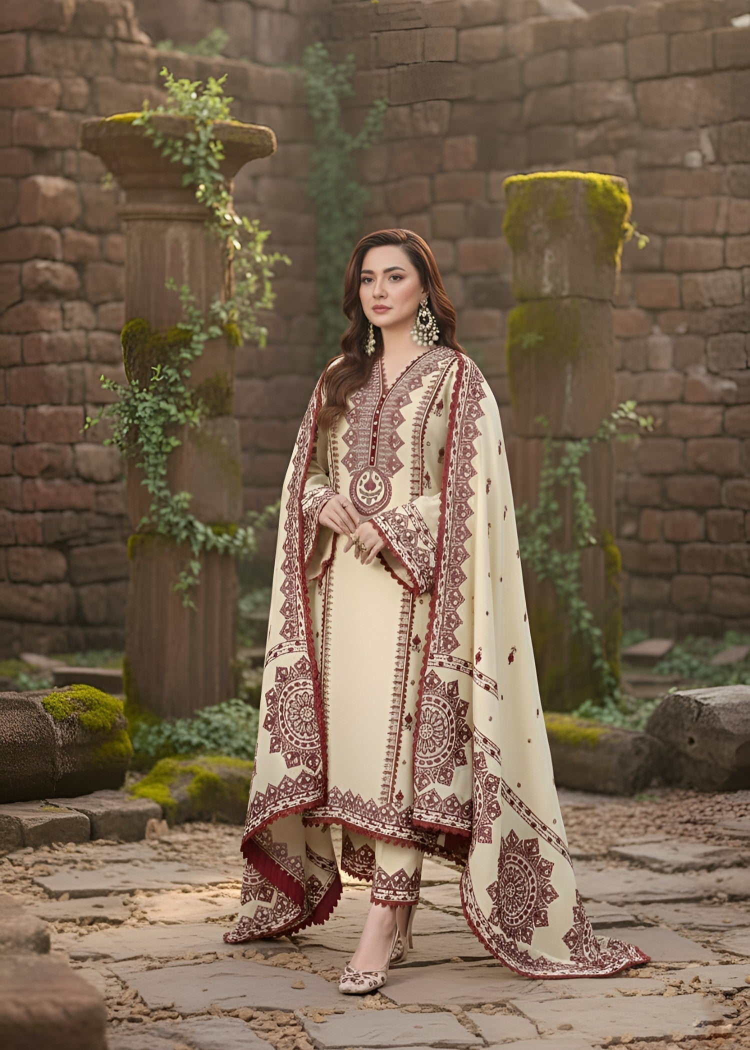 Fabric Garden Mahnoor EMB Women 3pcs
