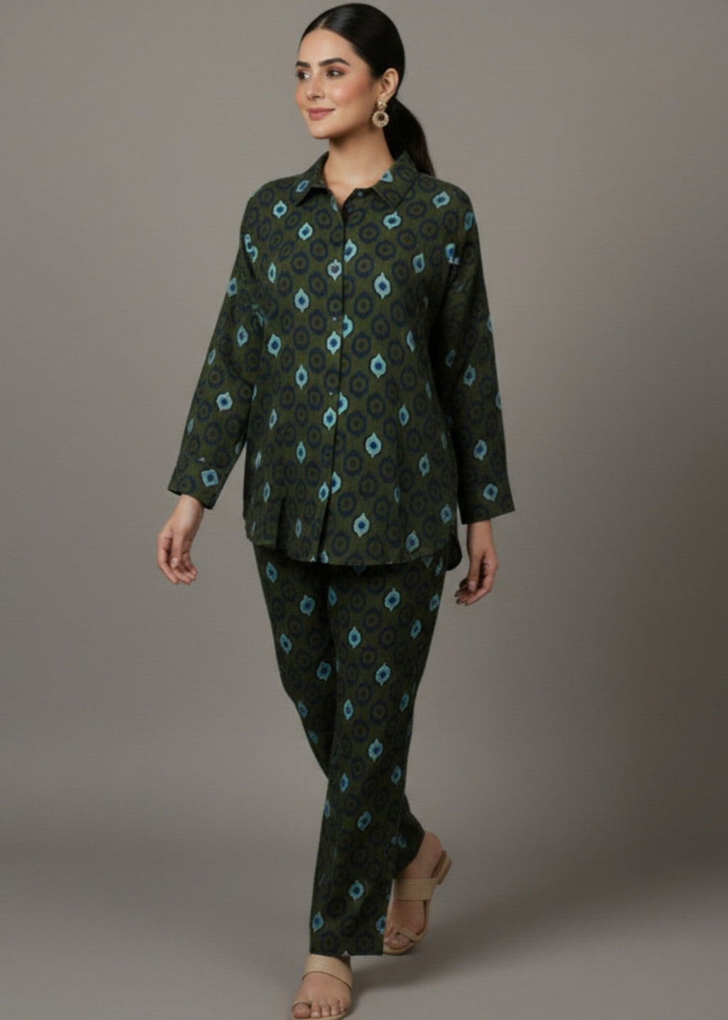 Sparkles Mystic eye cord set Women 2pcs