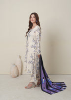 Aroshlay Linen Dress 2 | Unstitched Women 3pcs