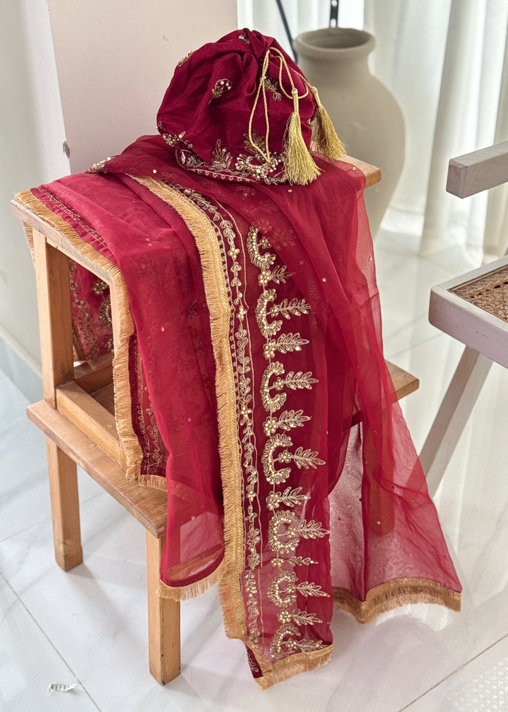 Suits By Sadia Maroon imaan maxi Women 4pcs