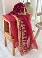 Suits By Sadia Maroon imaan maxi Women 4pcs