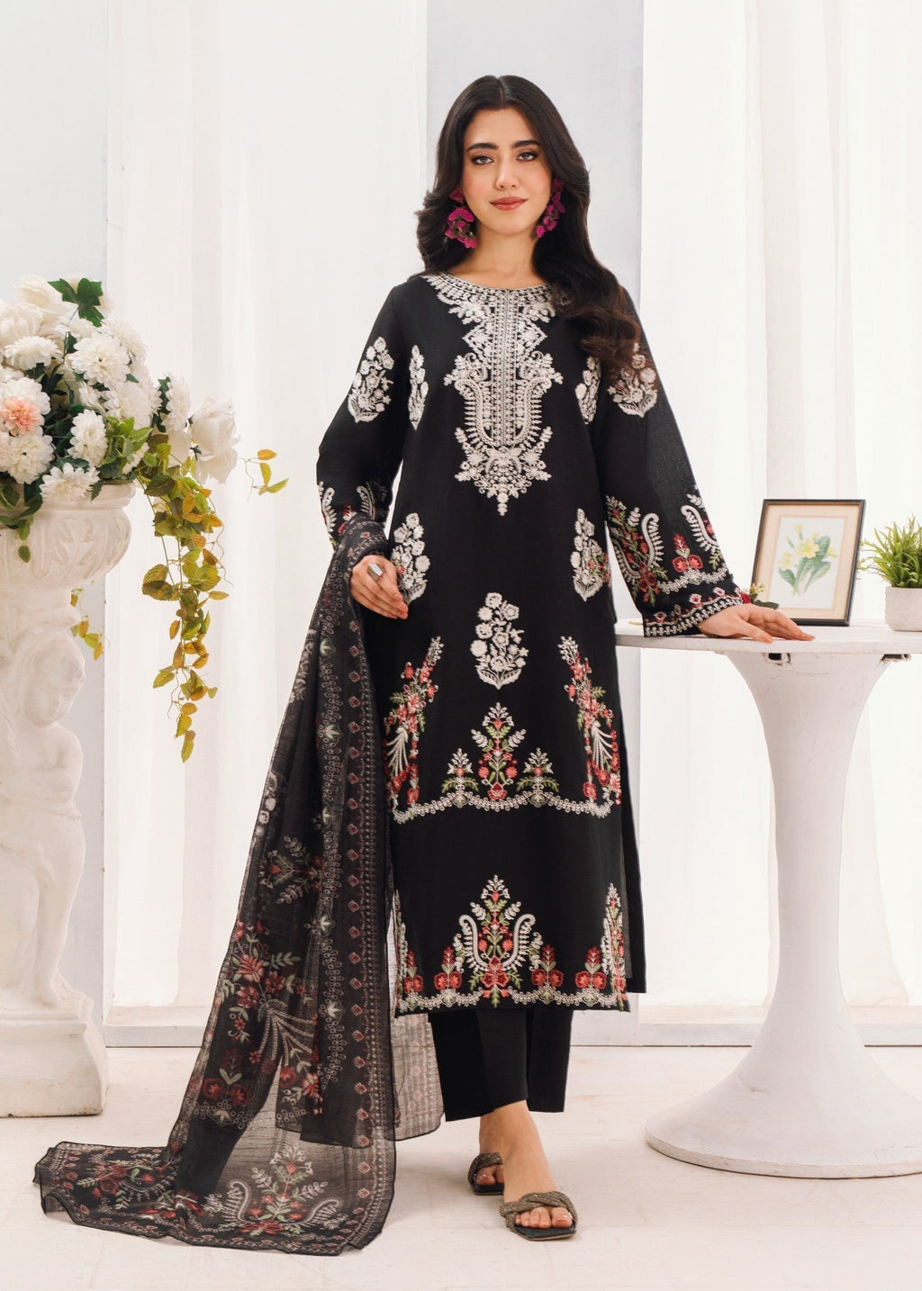 Sahibas By Mirza Ammara Black Women 3pcs
