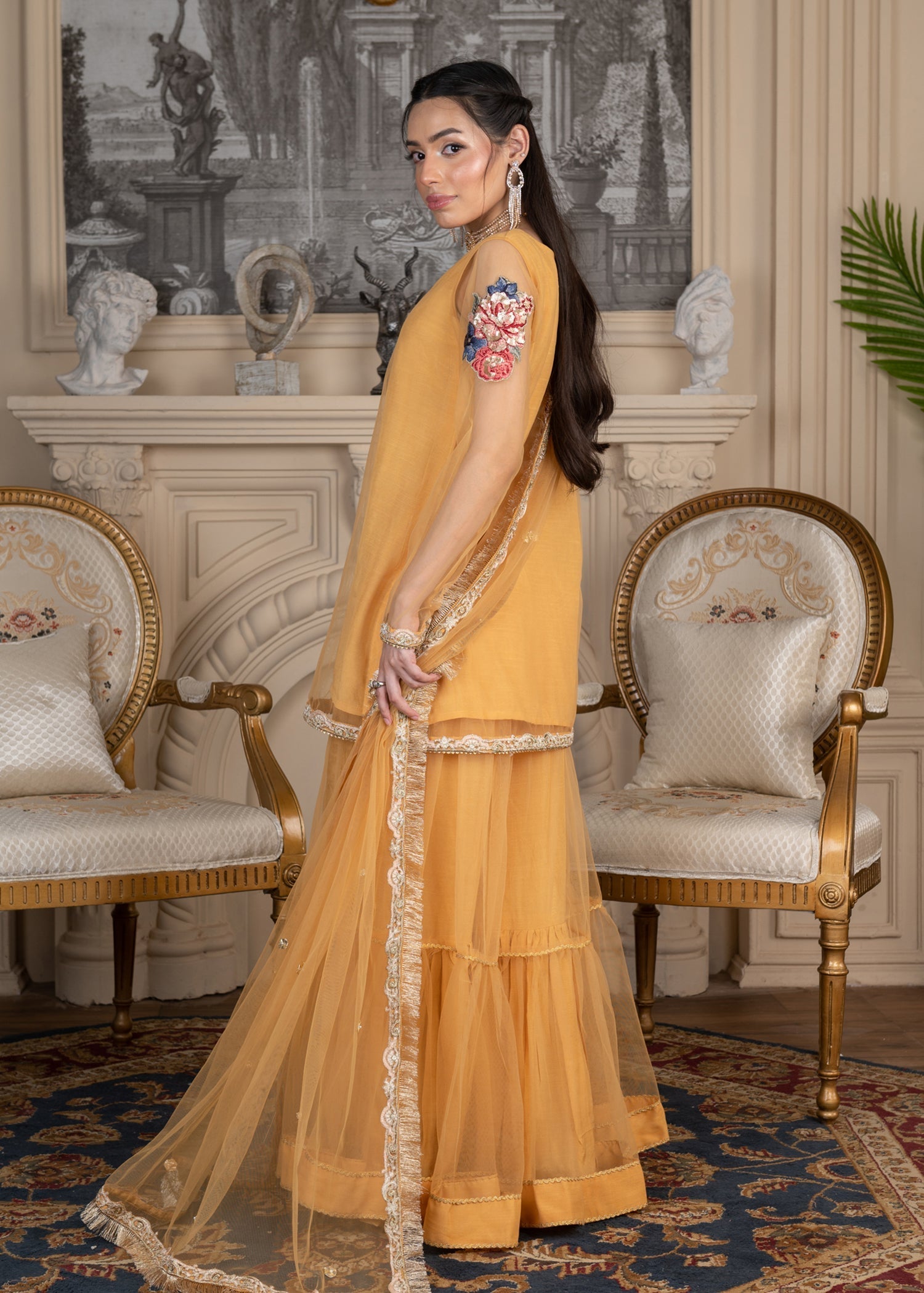 Mz By Mishu Zishu MZ 012 – Amber (Mustard) – Mishu Zishu Women 4pcs