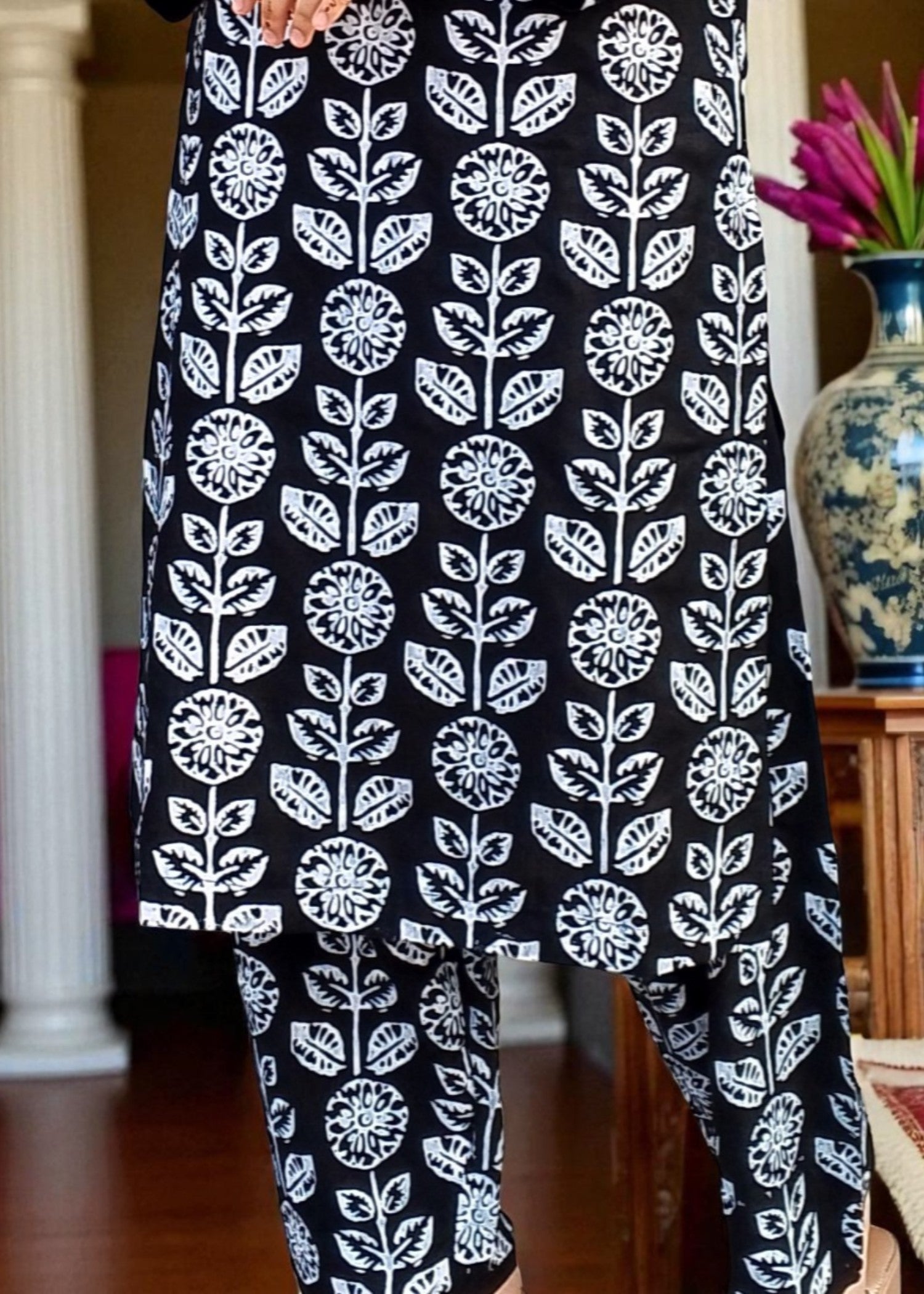 Gulposh Muskan (Printed ) Black Women 2pcs