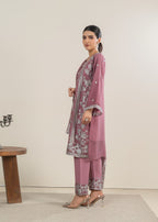 Four Season Boutique MAHROSE CHIFFON MAUVE Women 3pcs