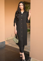 Peach Republic Elegant Buttoned Dress 010 Women 2pcs