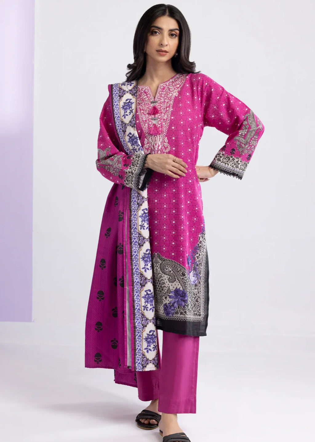 Zellbury WPW2432952 Magenta Women 3pcs