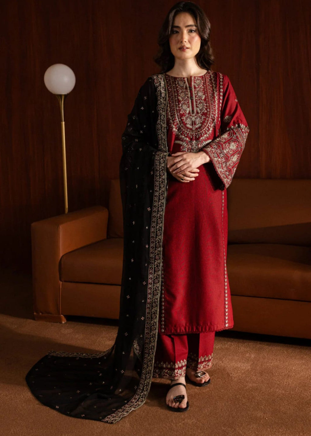 Tehzeeb Libas ROYAL PRET EMBROIDERED Women 3pcs