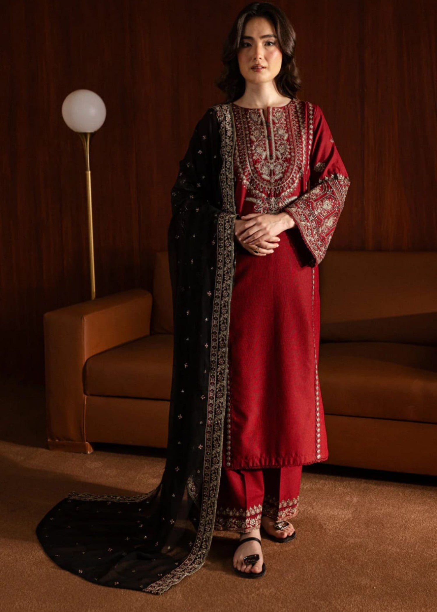 Tehzeeb Libas ROYAL PRET EMBROIDERED Women 3pcs