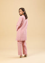 Zenyre Pink Chikankari Set Women 2pcs
