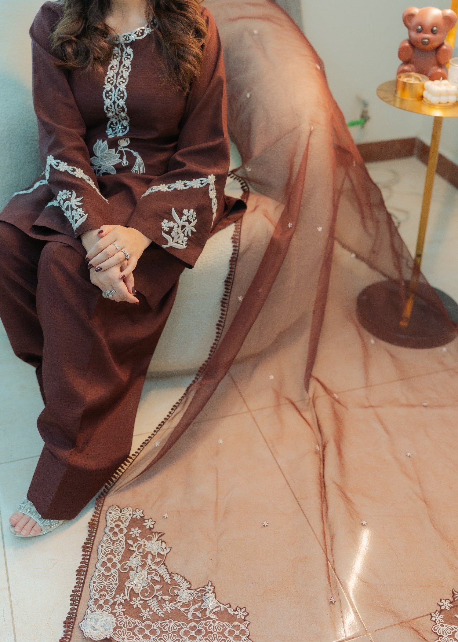 Fozia Khalid Dusk Women 3pcs