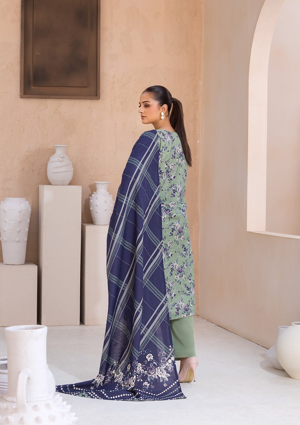 Bin Tayyab BT006526 GRN Women 3pcs