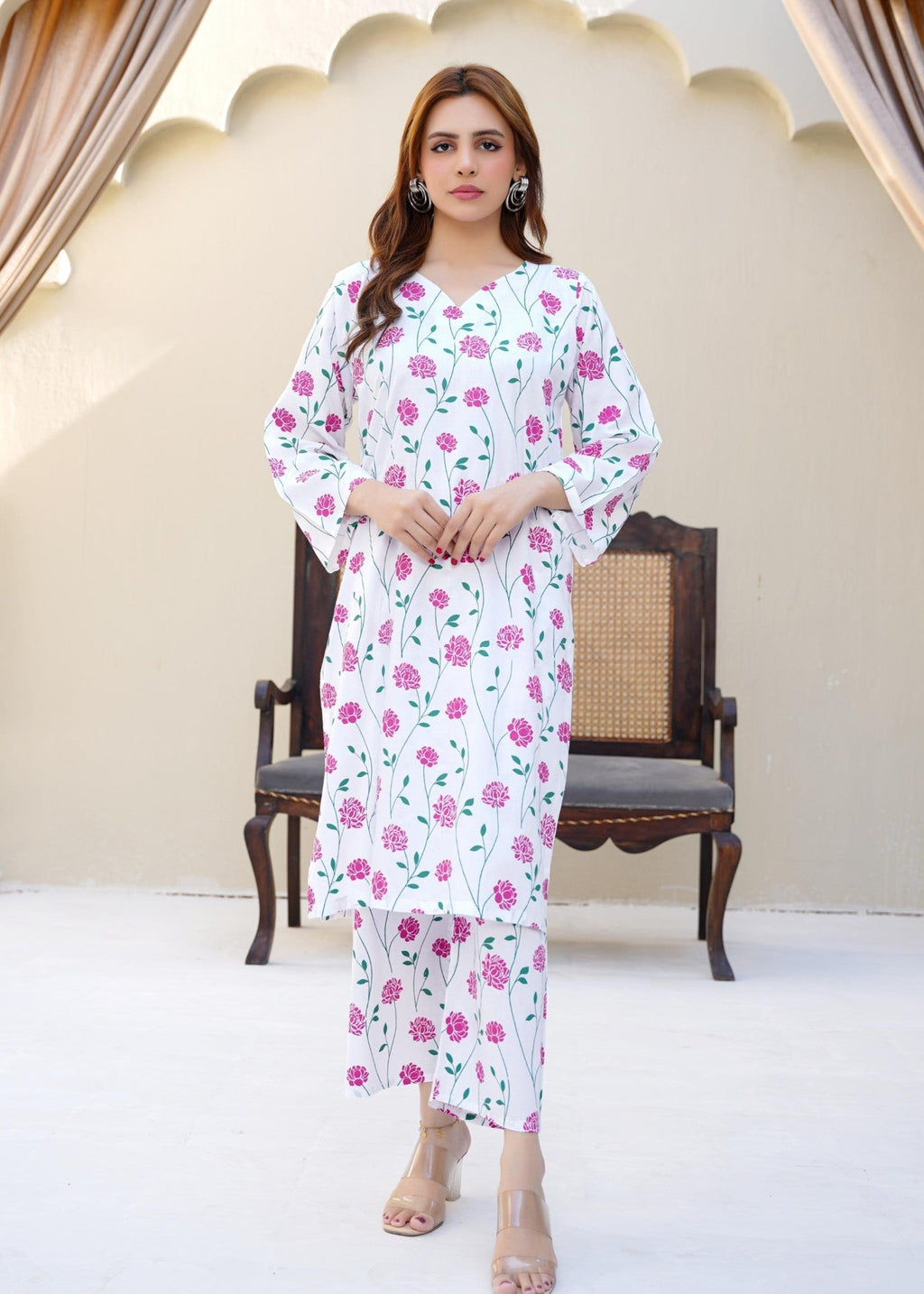 Chaudhary Arts Dream white Women 2pcs