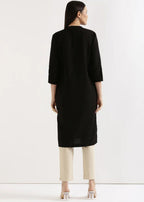 Laal Kurti Black Basic Kurta Only Women 1pcs