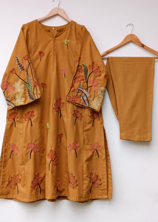 Lubana Store MEHNAZ MUSTARD Women 2pcs