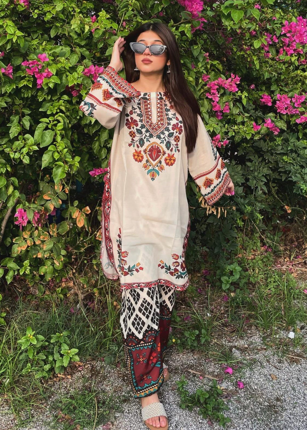 Tehzeeb Libas MEERAB CORD SET Women 2pcs