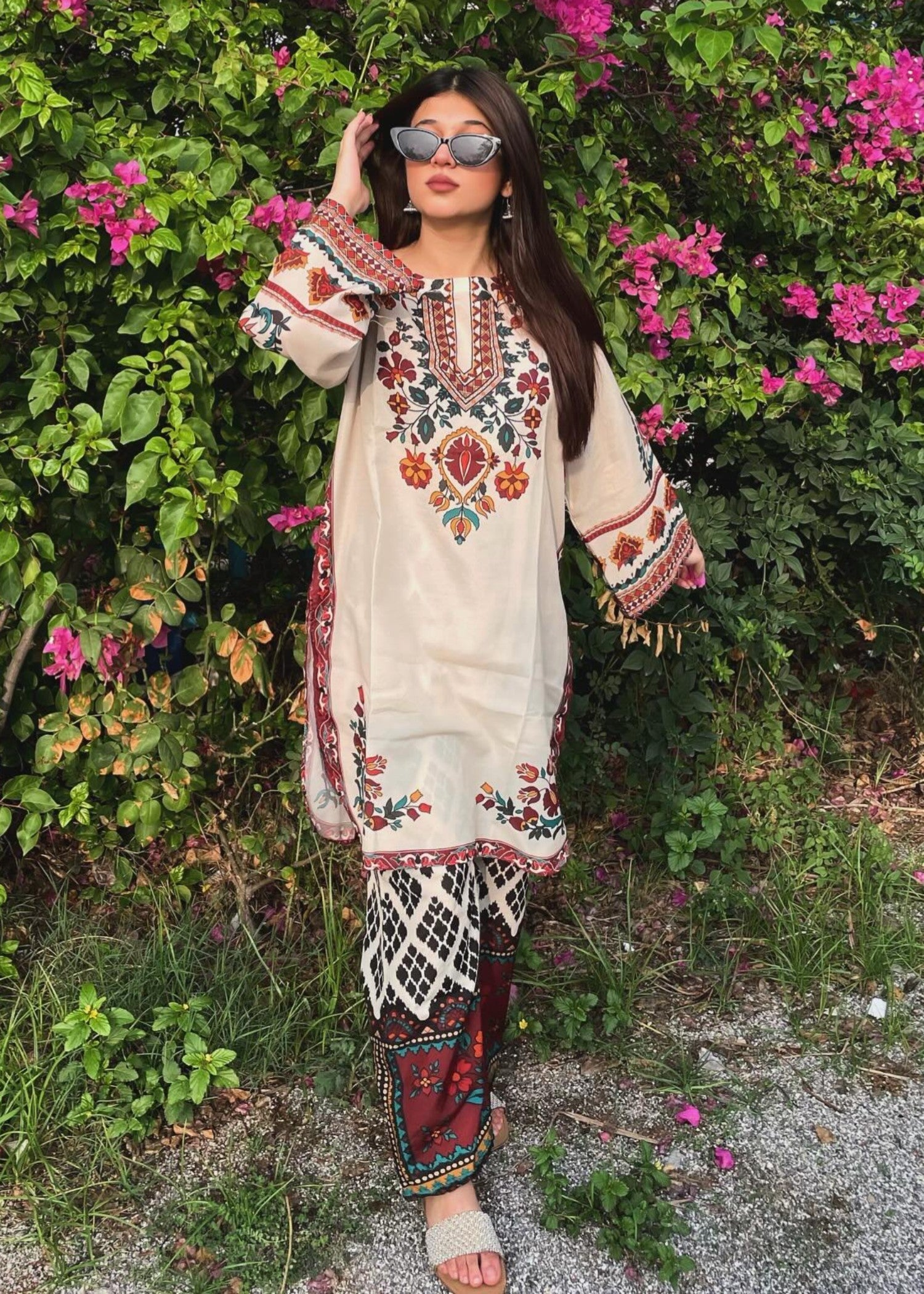 Tehzeeb Libas MEERAB CORD SET Women 2pcs