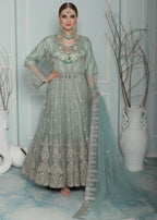 Insiya By Saira Jawad Bridal Maxi Green 216 Women 2pcs