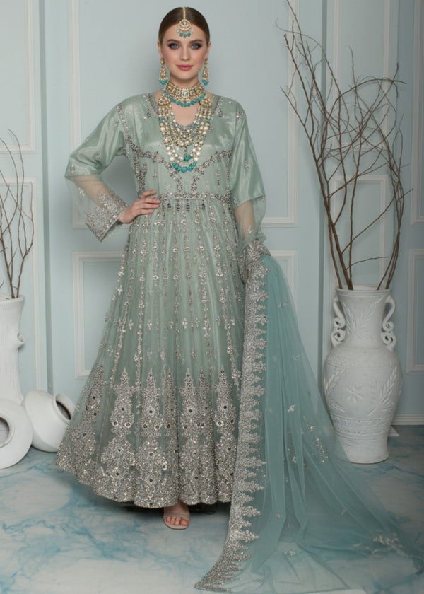 Insiya By Saira Jawad Bridal Maxi Green 216 Women 2pcs