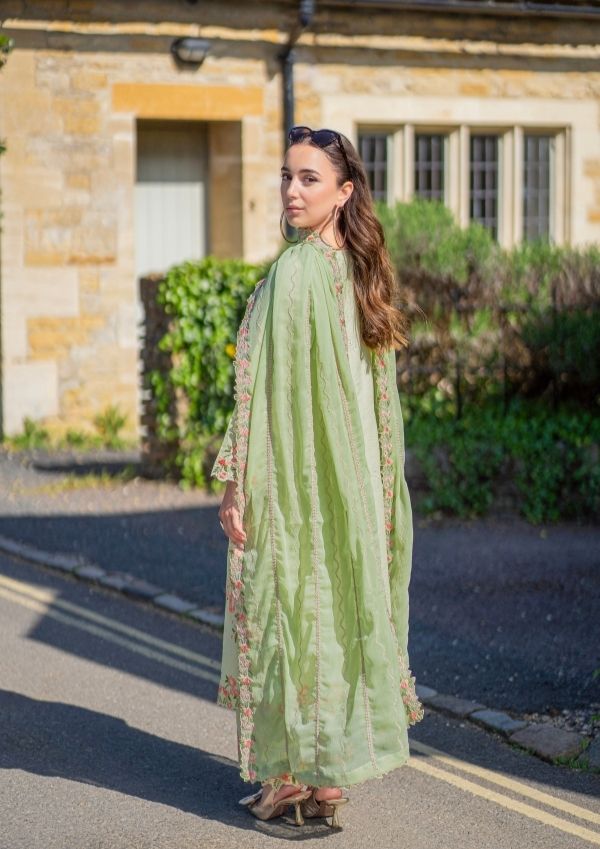 Meeraki Sage Green Women 3pcs