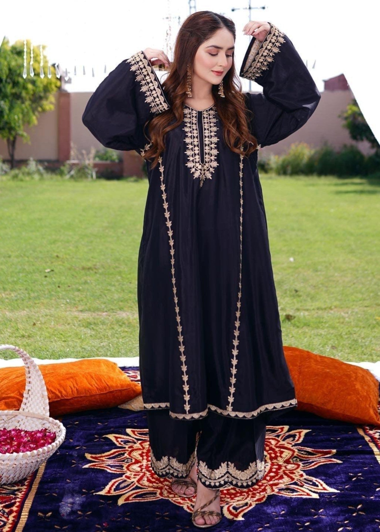 Akhrot Clothing BS Frock Suit Women 2pcs