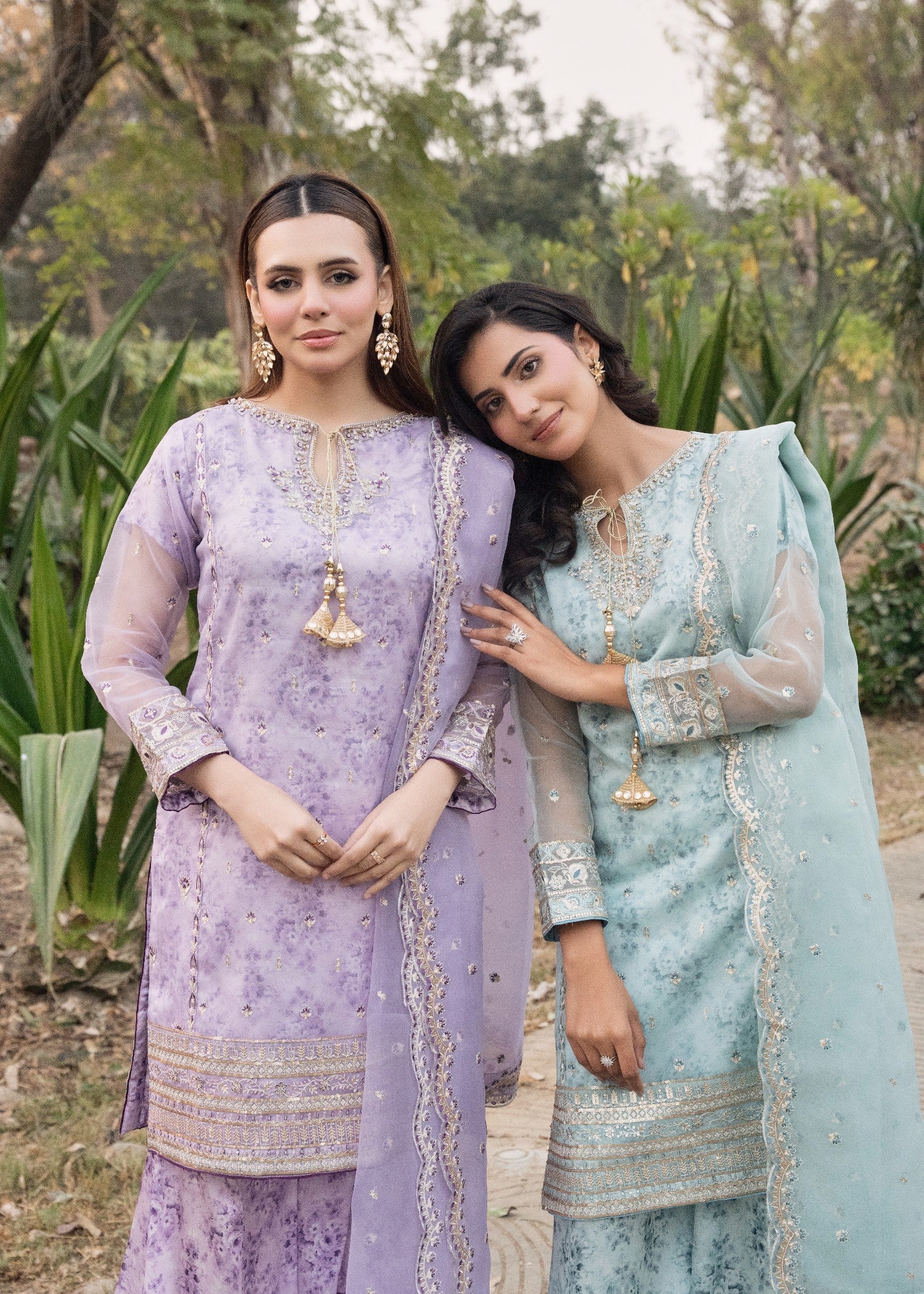 Maira Fashion Lilac Silk Plazo Set 75 Women 3pcs