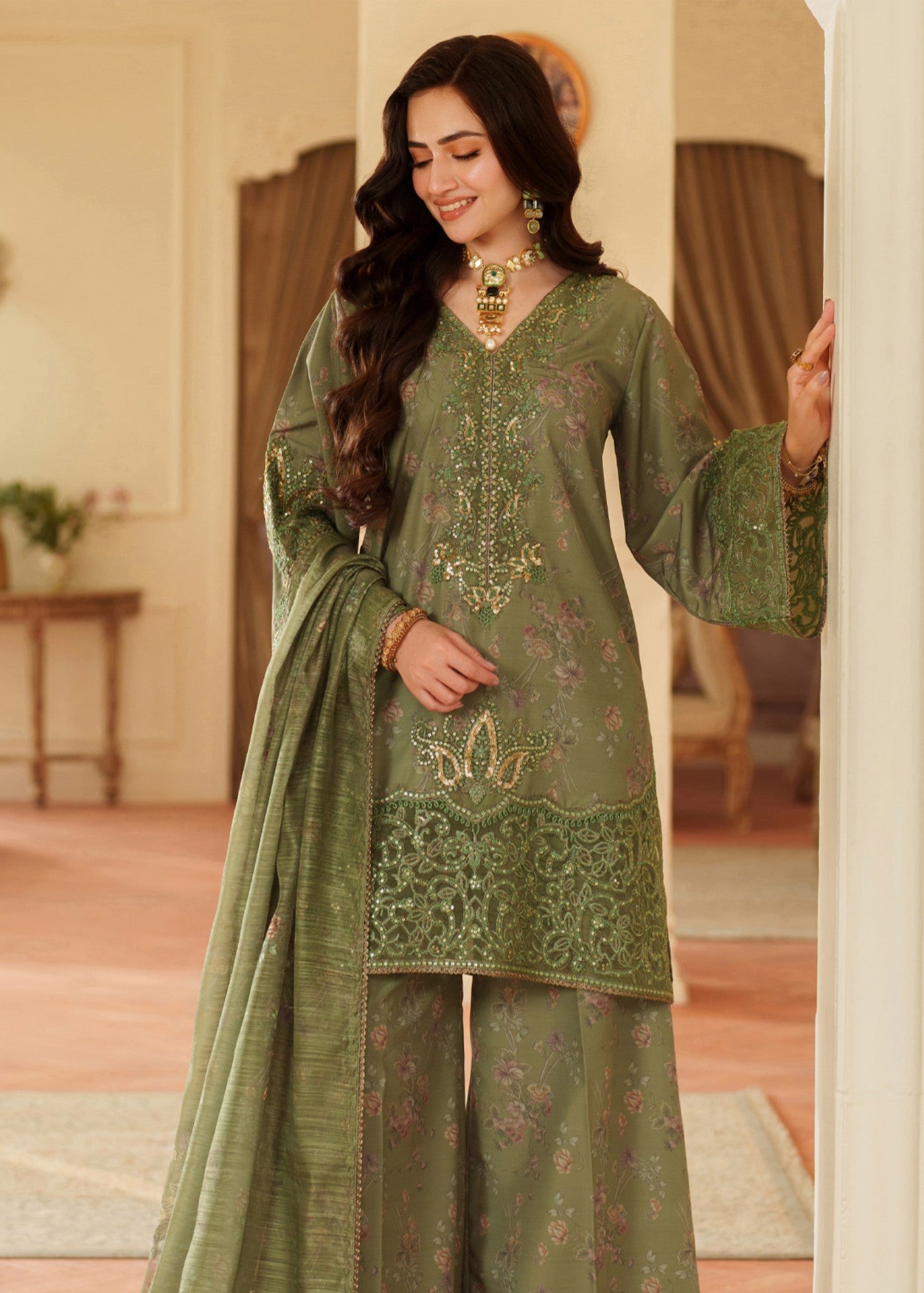 Mohagni BLS 53 STITCHED I UNSTITCHED Women 3pcs