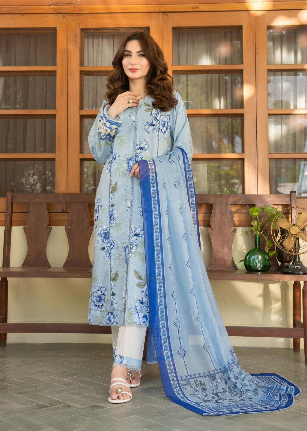 Panache Apparel Frost Blue Women 2pcs