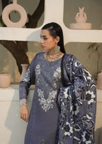 Designer Rack linen embraided gray Women 3pcs