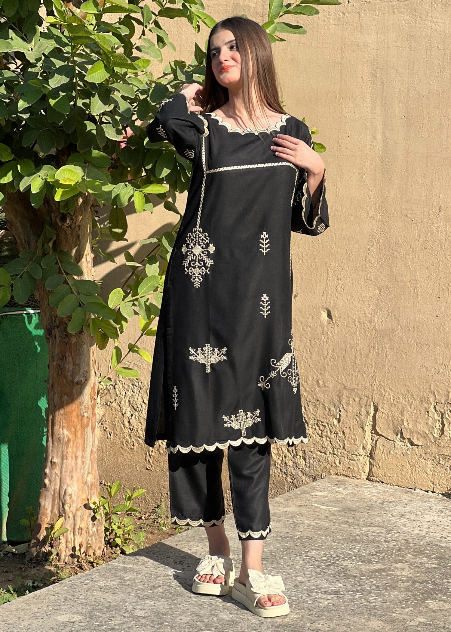 Tehzeeb Libas EMAAN EMBROIDERY Women 2pcs