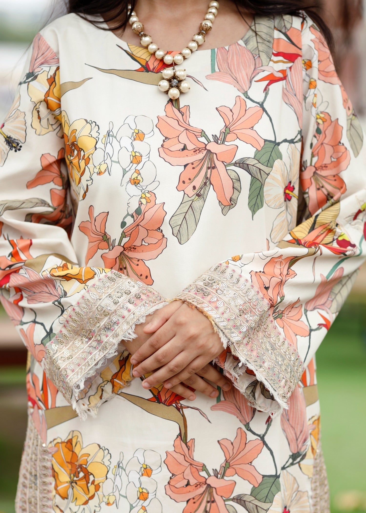 Maharani Official Allure Flora | Stitched Suit Women 2pcs