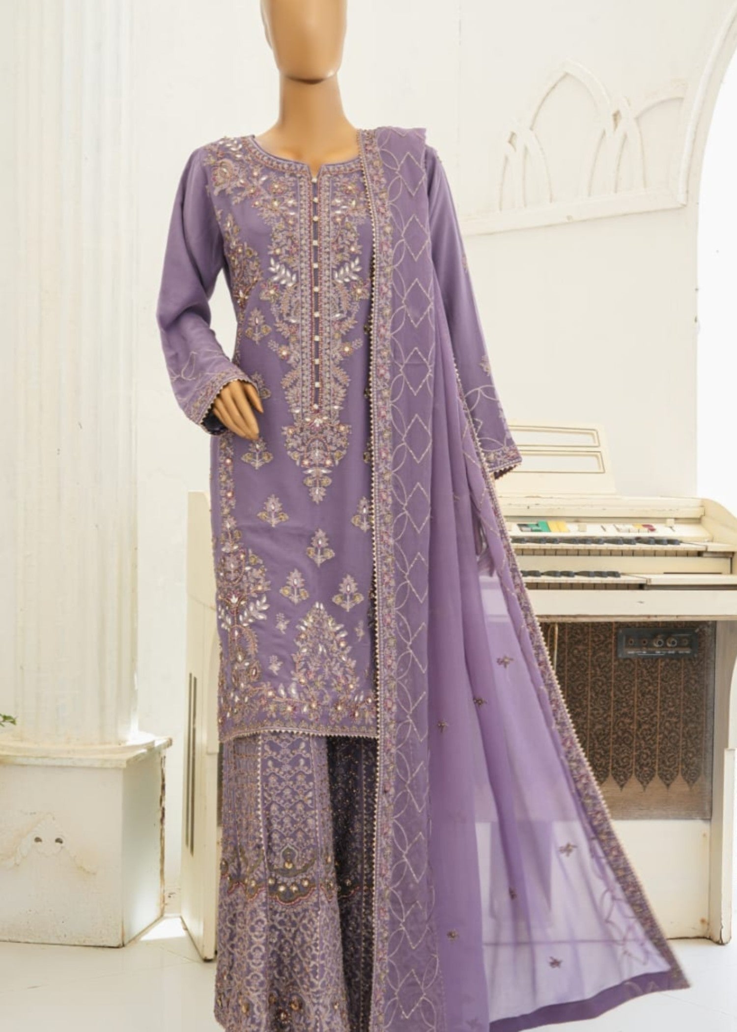 Ahmed Creations ALISHBA LILAC Women 3pcs