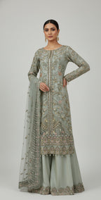 Malhaar AR 120 Pastel green Women 3pcs