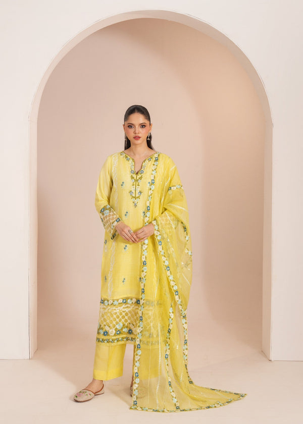 Rajdulari Laleh Lemon Yellow Women 3pcs