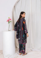 Stylish Collection RUKHSAR BLACK Women 3pcs
