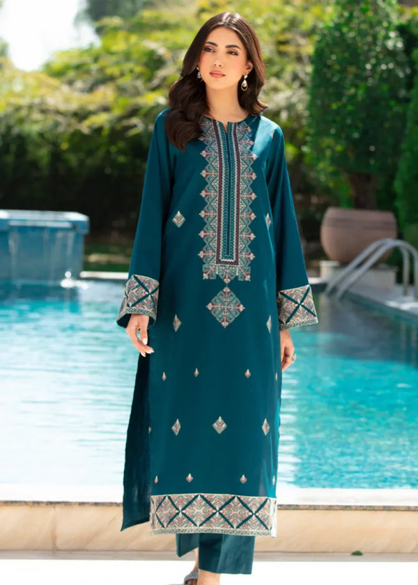 Shehroz Fashion TEHZEEB LAWN EMBROIDERY SUIT Women 2pcs