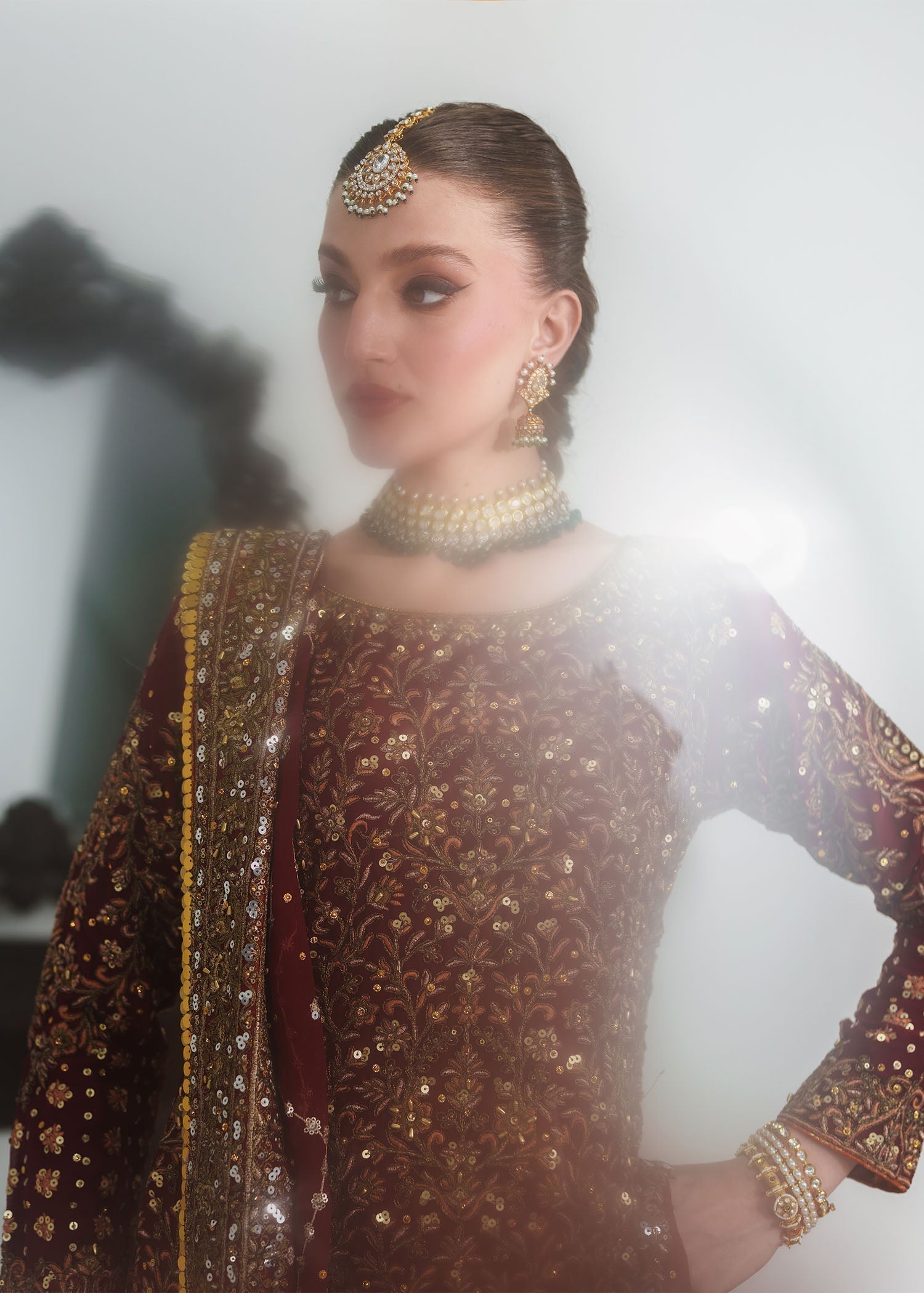 Haseens Official Surkhaab 2 Women 4pcs