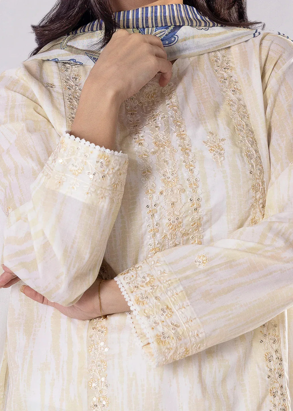 Zellbury WPS2532008 Cream Women 3pcs